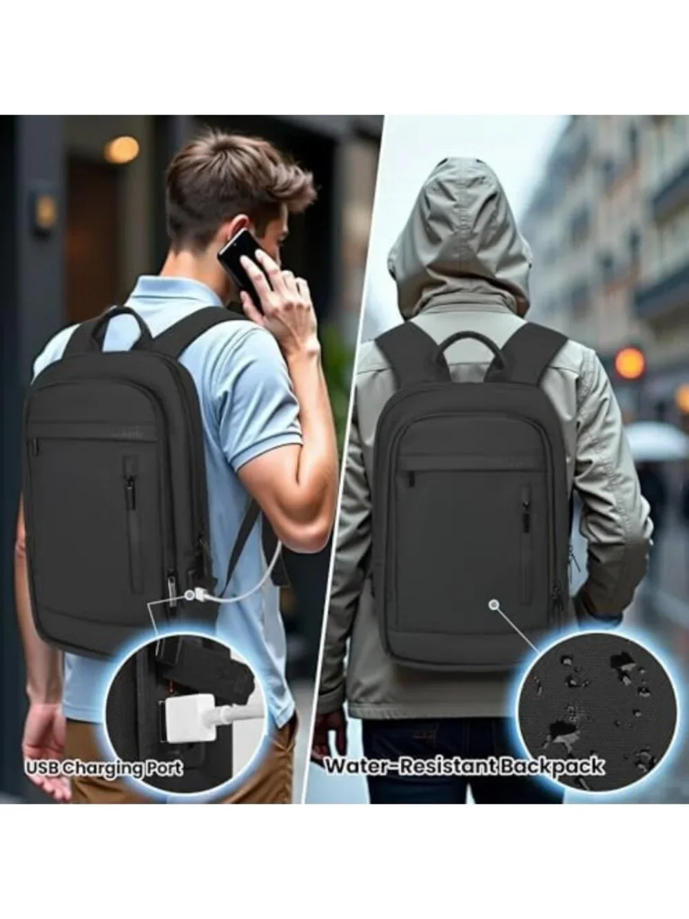 Lightweight Laptop Backpack for Men, 15.6